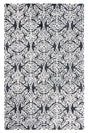 Safavieh Blossom 4'-0" x 6'-0" Rug in Black / Ivory