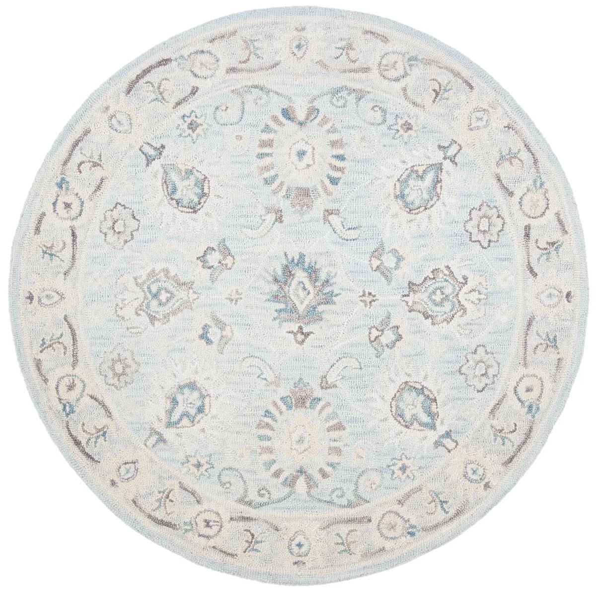 Safavieh Blossom 6'-0" x 6'-0" Rug in Grey / Multi