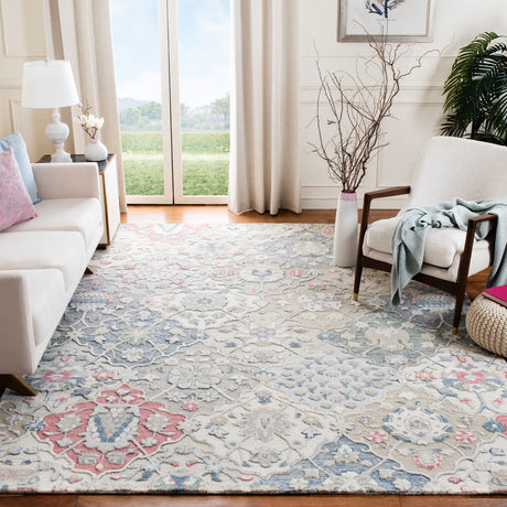 Safavieh Glamour 10'-0" x 14'-0" Rug in Ivory / Red