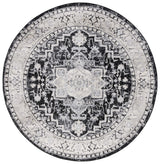 Safavieh Brentwood 6'-7" x 6'-7" Rug in Black / Grey