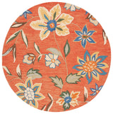 Safavieh Blossom 6'-0" x 6'-0" Rug in Rust / Multi