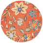 Safavieh Blossom 6'-0" x 6'-0" Rug in Rust / Multi