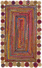 Safavieh Cape Cod 3'-0" x 5'-0" Rug in Red / Multi
