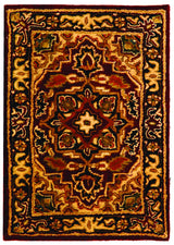 Safavieh Classic 2'-0" x 3'-0" Rug in Red / Navy
