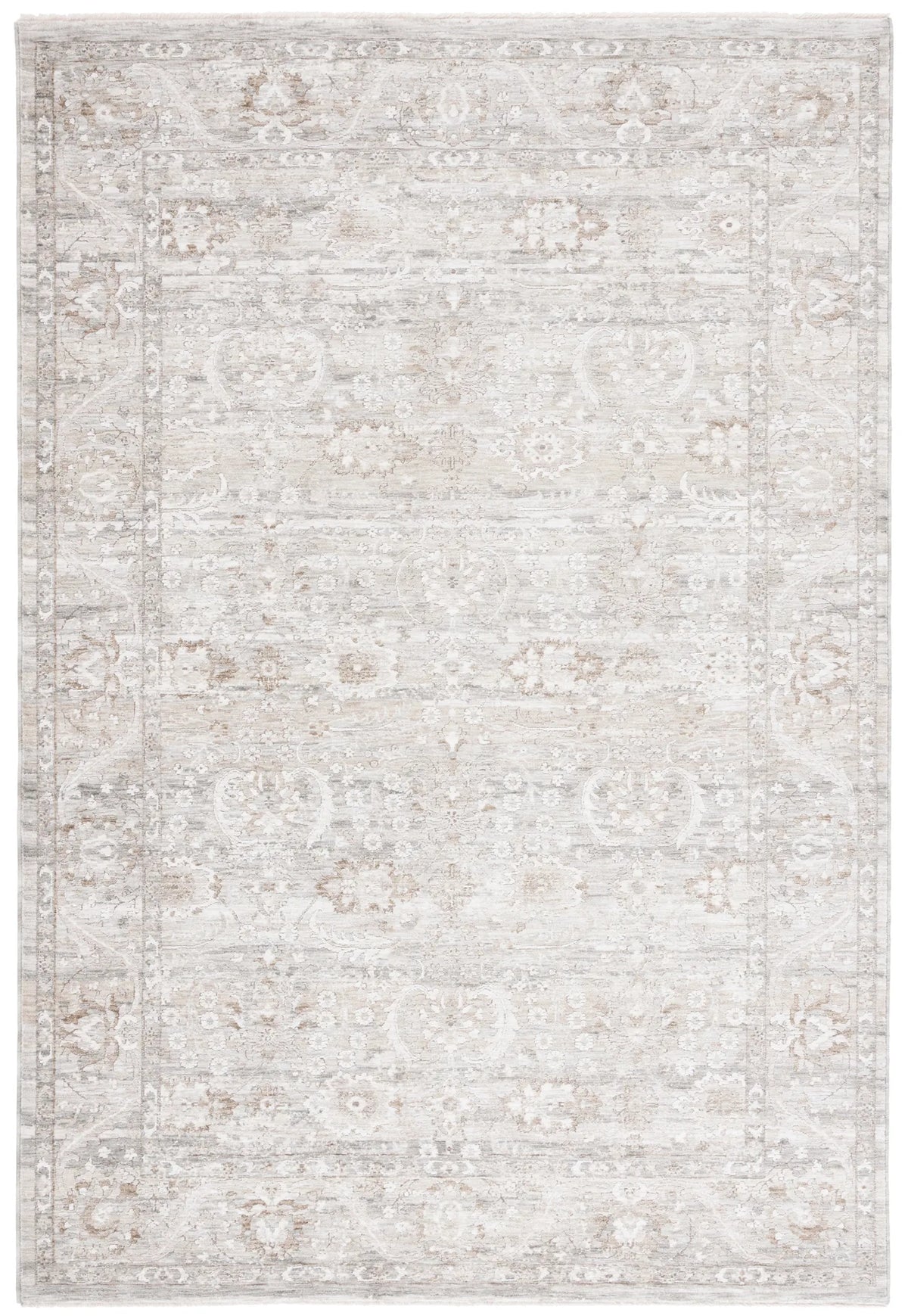 Safavieh Mason 100 4'-0" x 6'-0" Rug in Grey / Beige