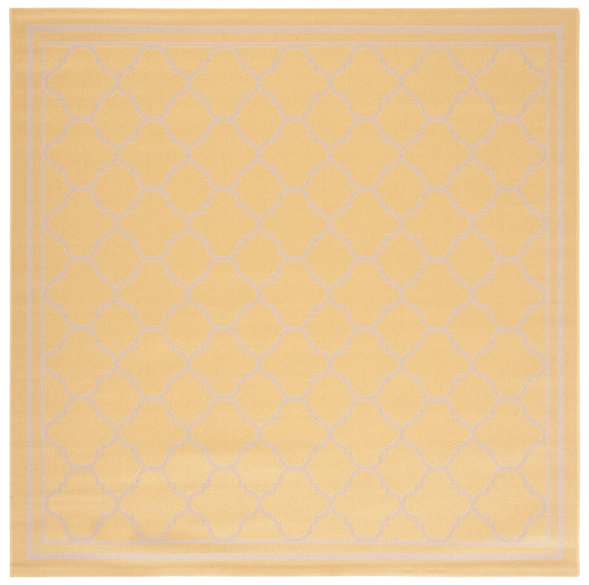 Safavieh Courtyard 6'-7" x 6'-7" Rug in Gold / Beige