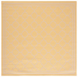 Safavieh Courtyard 6'-7" x 6'-7" Rug in Gold / Beige
