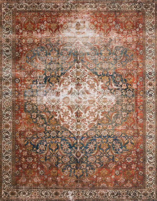 Loloi Layla Lay-05 Ocean / Multi Rugs - main flat