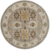Safavieh Heritage 6'-0" x 6'-0" Rug in Light Grey / Grey