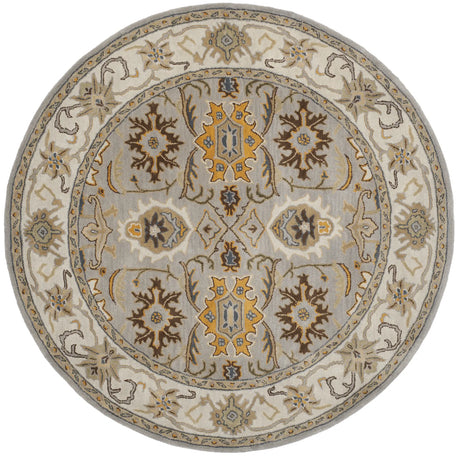 Safavieh Heritage 6'-0" x 6'-0" Rug in Light Grey / Grey