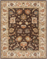 Safavieh Bergama 9'-6" x 13'-6" Rug in Brown / Ivory