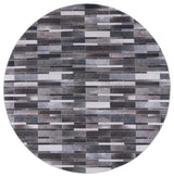 Safavieh Faux Hide 6'-0" x 6'-0" Rug in Ivory / Grey