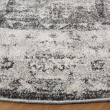 Safavieh Vintage Tabriz 6'-7" x 6'-7" Rug in Grey / Charcoal