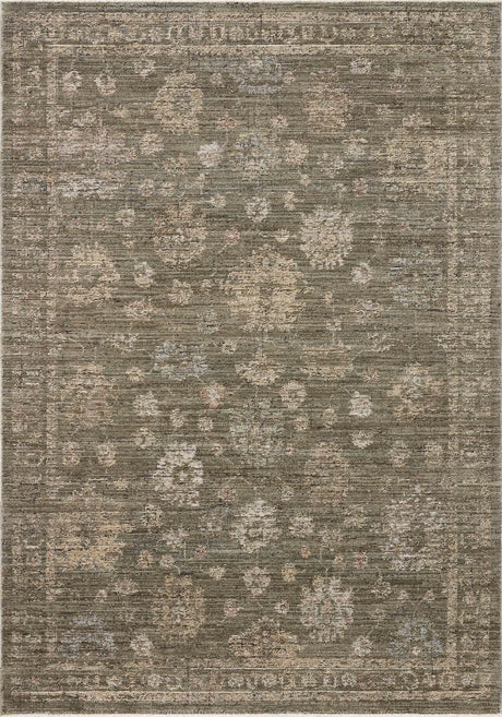 Loloi Priscilla PRL-02 Olive / Sand Rug - main flat