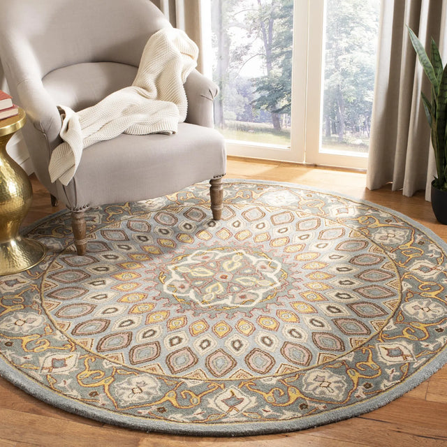 Safavieh Heritage 6'-0" x 6'-0" Rug in Blue / Grey