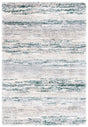 Safavieh Fontana Shag  800 4'-0" x 6'-0" Rug in Ivory / Green
