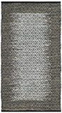 Safavieh Vintage Leather 2'-0" x 3'-0" Rug in Light Grey / Grey