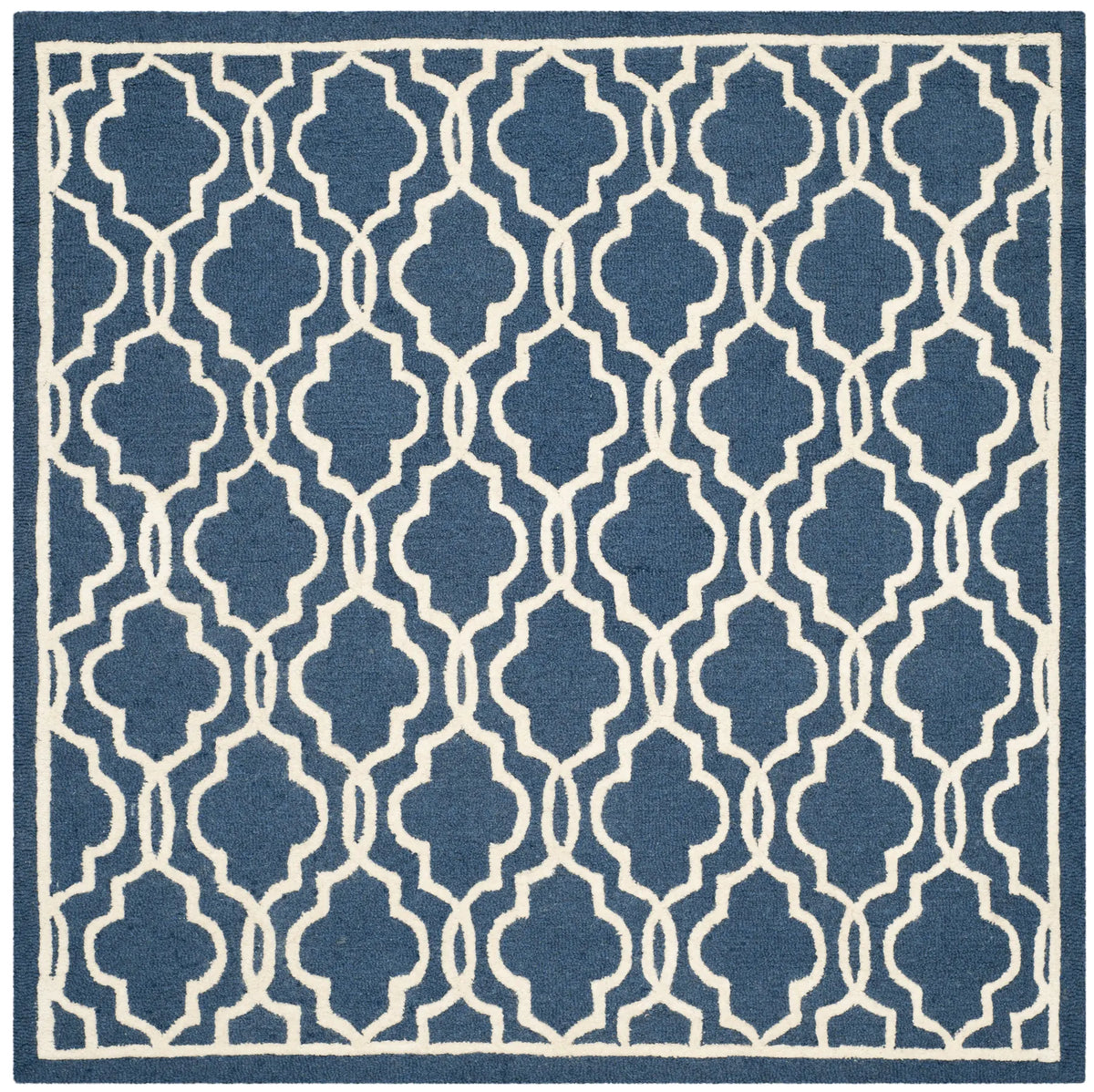 Safavieh Cambridge 6'-0" x 6'-0" Rug in Navy / Ivory
