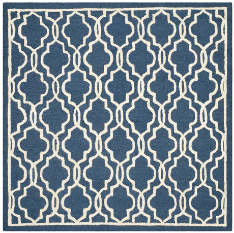 Safavieh Cambridge 6'-0" x 6'-0" Rug in Navy / Ivory