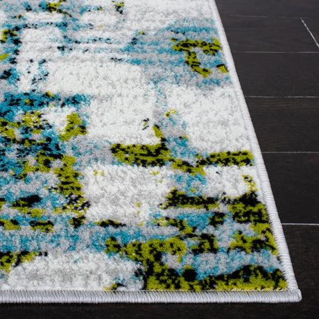 Safavieh Skyler 4'-0" x 6'-0" Rug in Teal / Green
