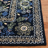 Safavieh Micro-Loop 5'-0" x 8'-0" Rug in Black / Green