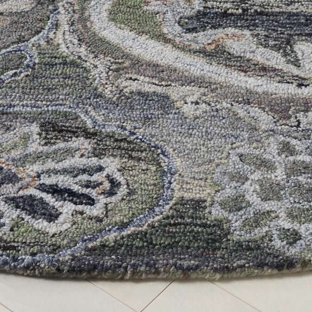 Safavieh Marquee 6'-0" x 6'-0" Rug in Light Green / Beige