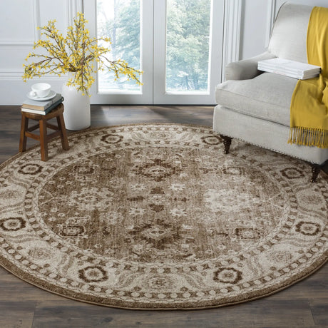 Safavieh Vintage Hamadan 10'-0" x 10'-0" Rug in Taupe