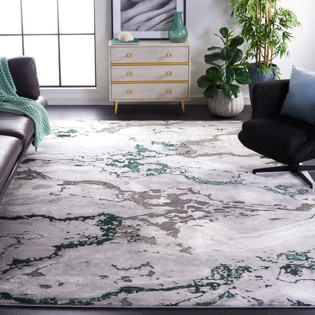 Safavieh Craft 10'-6" x 14'-0" Rug in Grey / Green