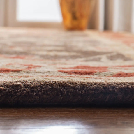 Safavieh Anatolia 5'-0" x 8'-0" Rug in Olive / Rust
