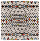 Safavieh Amsterdam 6'-7" x 6'-7" Rug in Beige / Blue