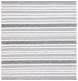 Safavieh Kilim 6'-0" x 6'-0" Rug in Silver / Ivory