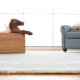 Safavieh Safavieh Kids 4'-0" x 6'-0" Rug in Turquoise / Ivory