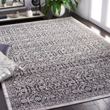 Safavieh Amelia 4'-5" x 6'-5" Rug in Charcoal / Ivory