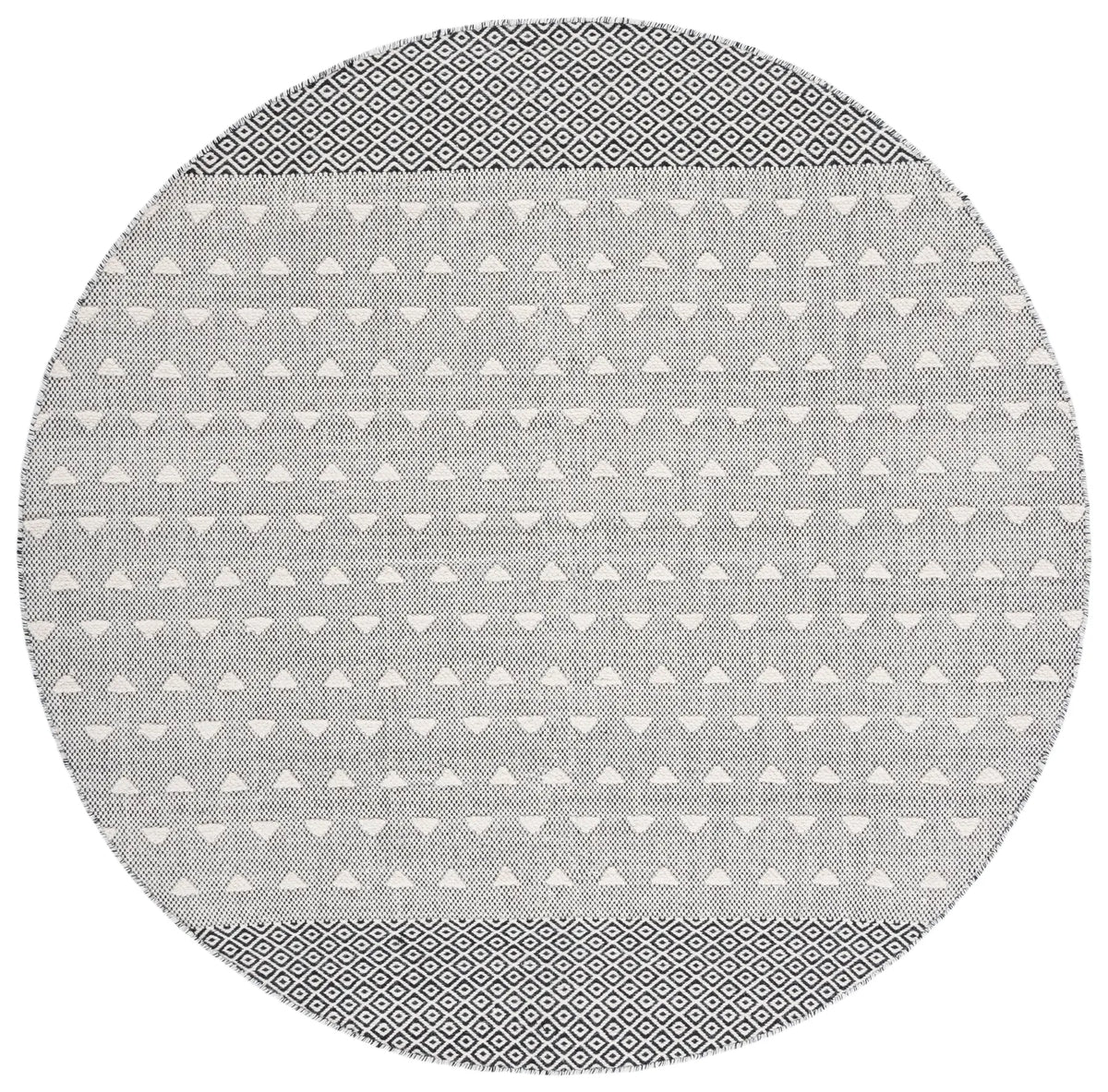 Safavieh Vermont 6'-0" x 6'-0" Rug in Ivory / Black