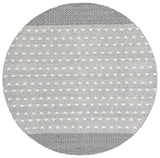 Safavieh Vermont 6'-0" x 6'-0" Rug in Ivory / Black