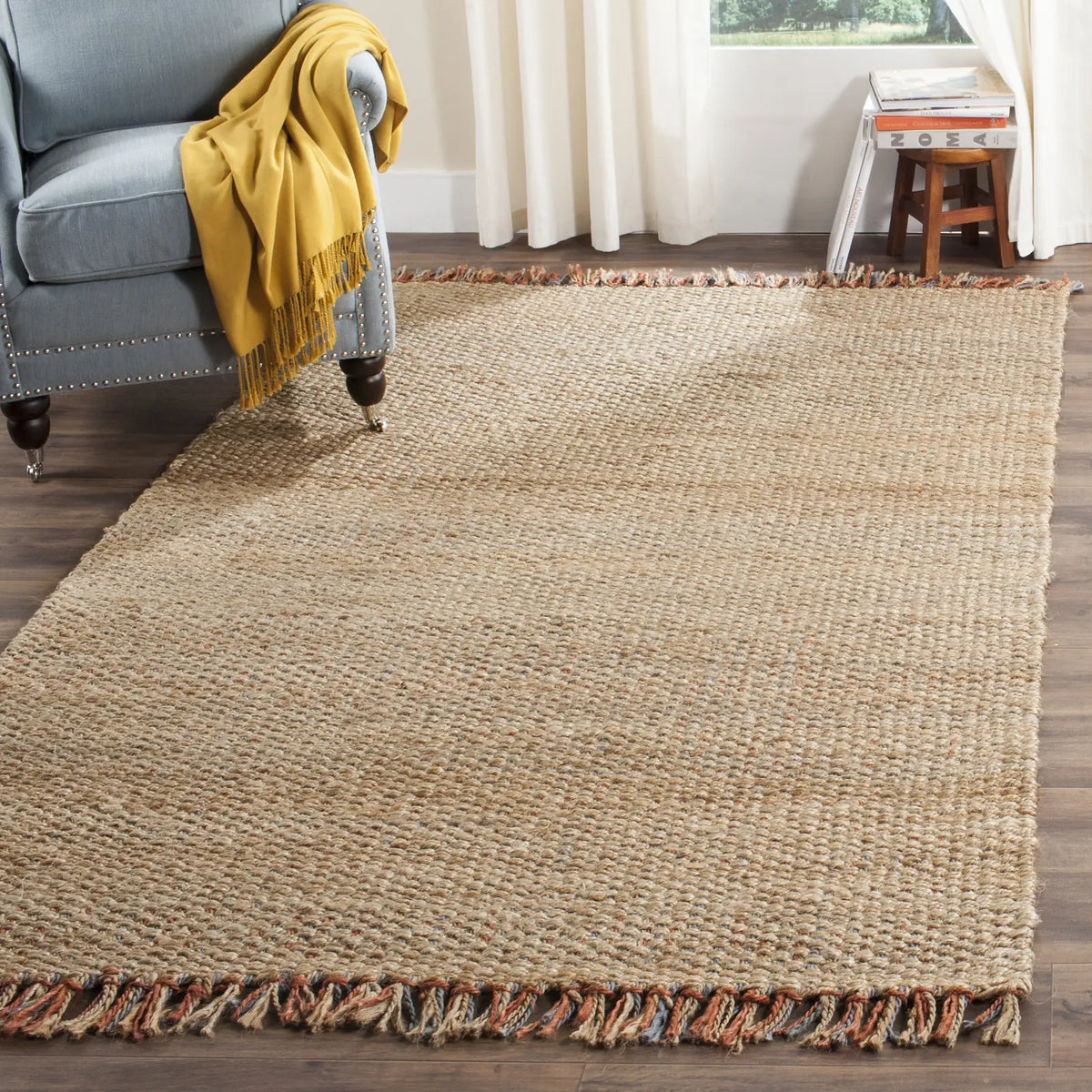 Safavieh Natural Fiber 4'-0" x 6'-0" Rug in Natural / Multi