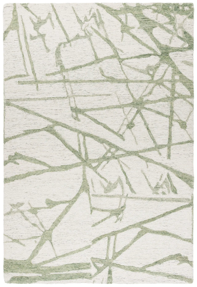 Safavieh Ebony 4'-0" x 6'-0" Rug in Ivory / Light Green