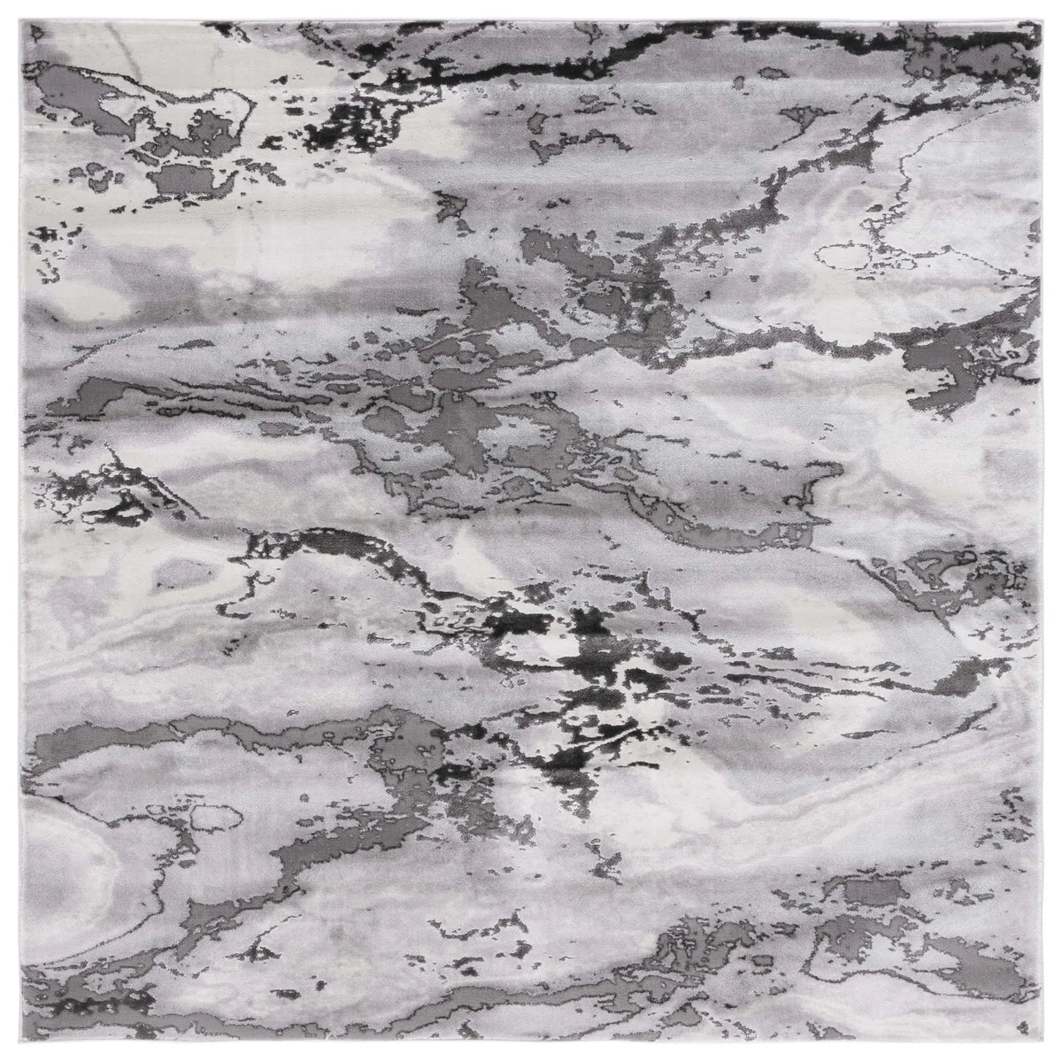 Safavieh Craft 6'-7" x 6'-7" Rug in Grey / Dark Grey