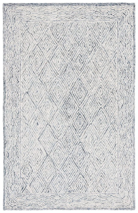 Safavieh Capri 4'-0" x 6'-0" Rug in Ivory / Blue
