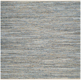 Safavieh Cape Cod 8'-0" x 8'-0" Rug in Natural / Blue