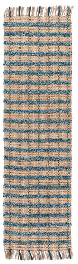 Safavieh Cape Cod 2'-3" x 8'-0" Rug in Turquoise / Natural