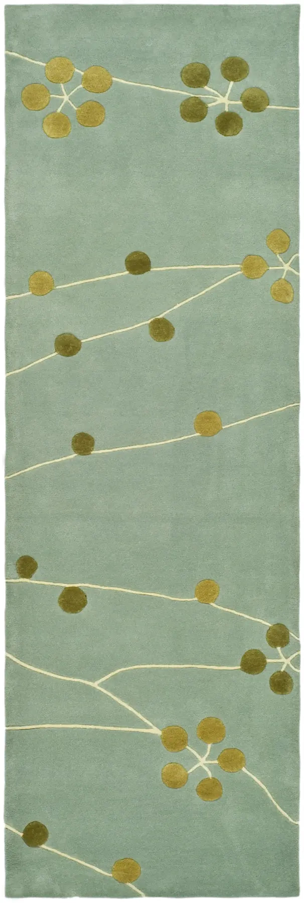 Safavieh Soho 2'-6" x 8'-0" Rug in Light Blue / Gold
