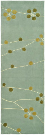 Safavieh Soho 2'-6" x 8'-0" Rug in Light Blue / Gold