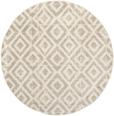 Safavieh Amsterdam 5'-1" x 5'-1" Rug in Ivory / Mauve
