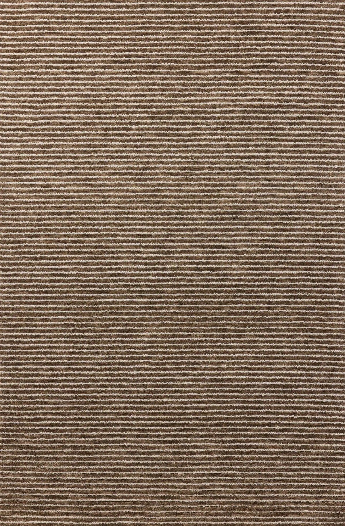 Loloi Sunday SUN-01 Mocha / Ivory Hand Tufted Rug - main flat
