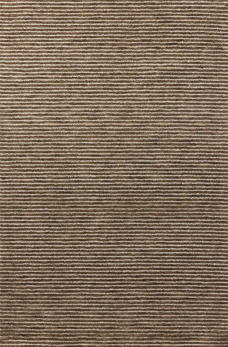 Loloi Sunday SUN-01 Mocha / Ivory Hand Tufted Rug - main flat
