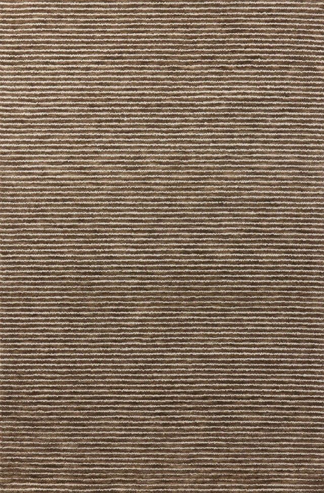 Loloi Sunday SUN-01 Mocha / Ivory Hand Tufted Rug - main flat