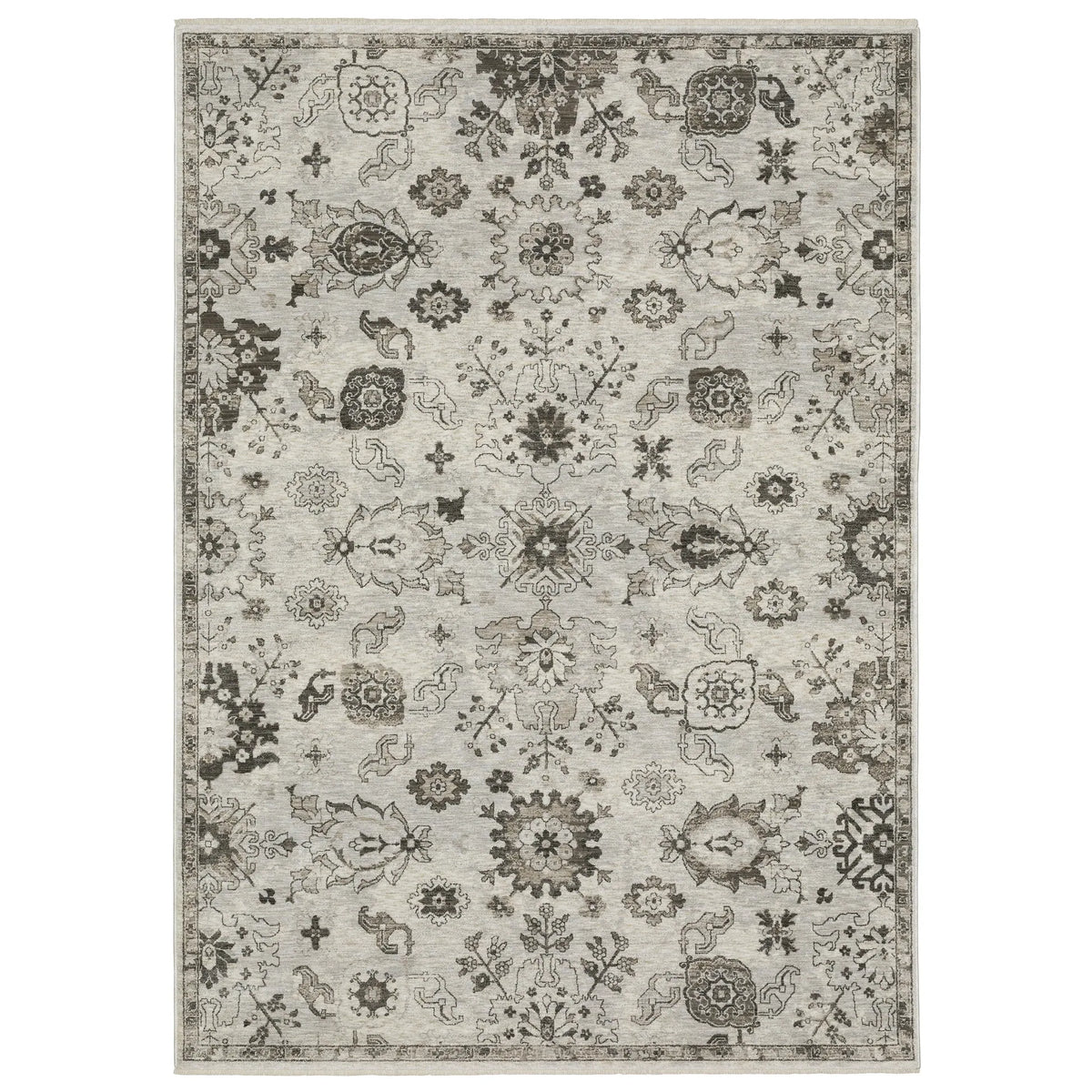 Oriental Weavers Sphinx Chamberlain CH06B Grey Rugs - main flat