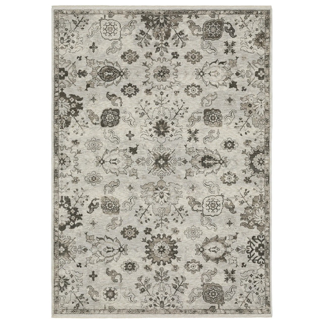 Oriental Weavers Sphinx Chamberlain CH06B Grey Rugs - main flat