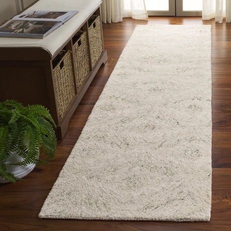 Safavieh Ebony 2'-3" x 9'-0" Rug in Ivory / Light Green